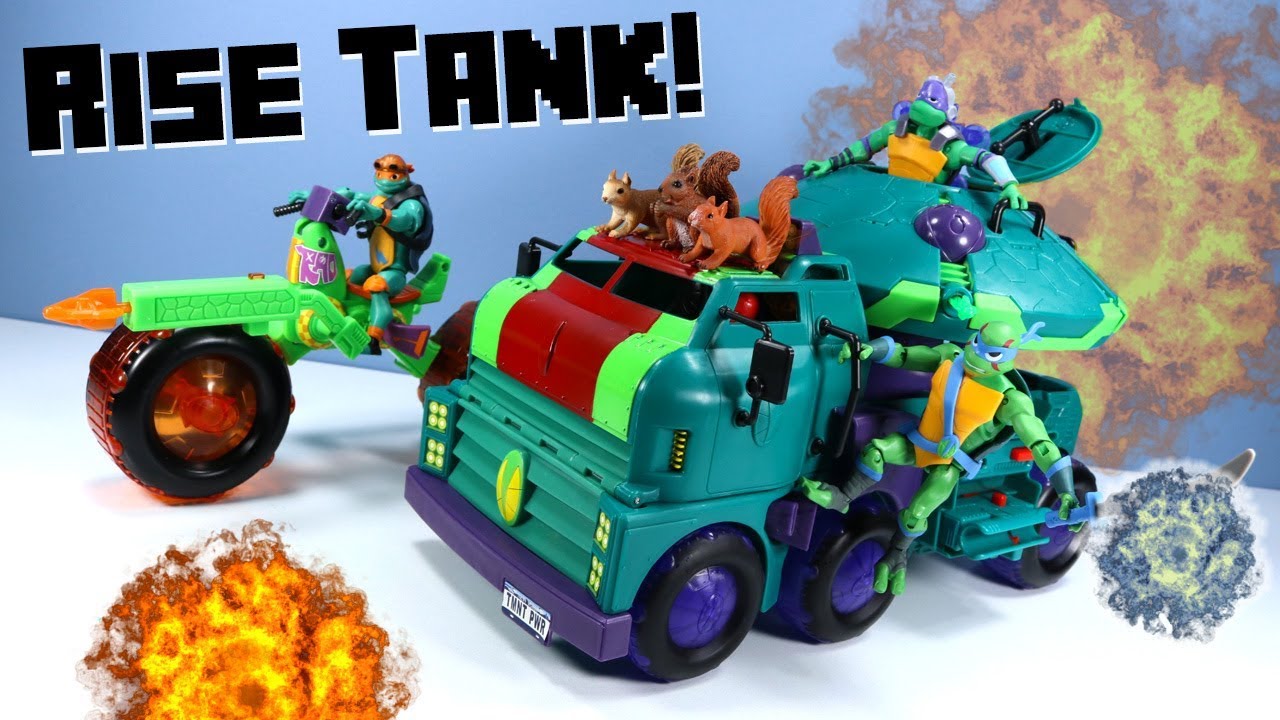 Rise of the Teenage Mutant Ninja Turtles Toys Turtle Tank 2018