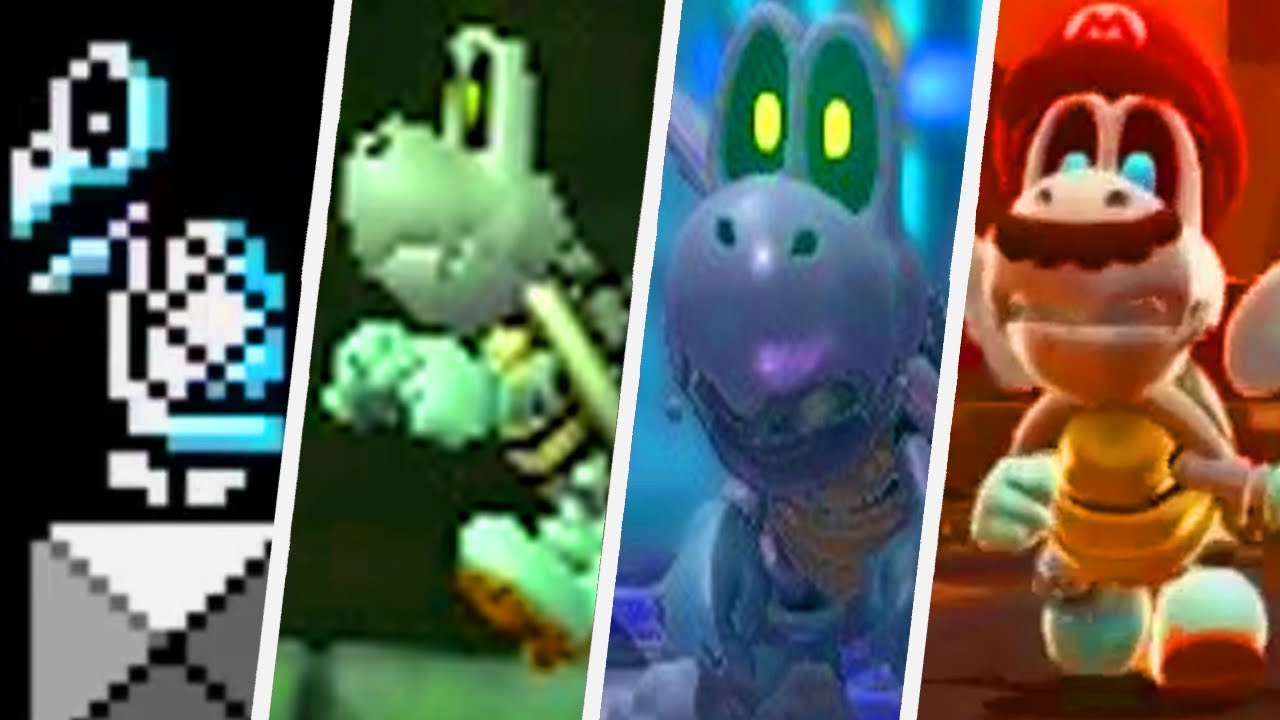 Evolution of Dry Bones in Super Mario Games (1988 - 2017)