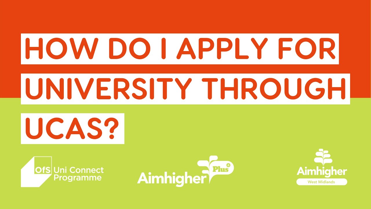 How do I apply for university through UCAS?
