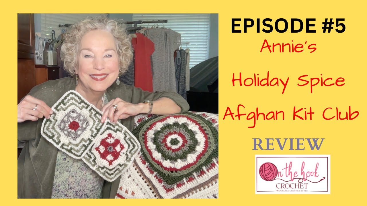 Annie's Moroccan Tiles Holiday Spice Afghan Kit #5 -- On The Hook Crochet