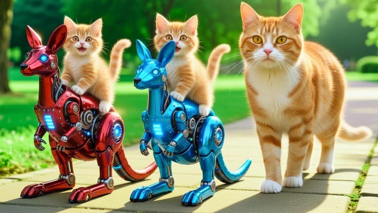 🐱 Mecha Cats vs Everyone | Rat & Helicopter Villains 💥Mama Cat Ultimate Animal Racing Movie 🔥