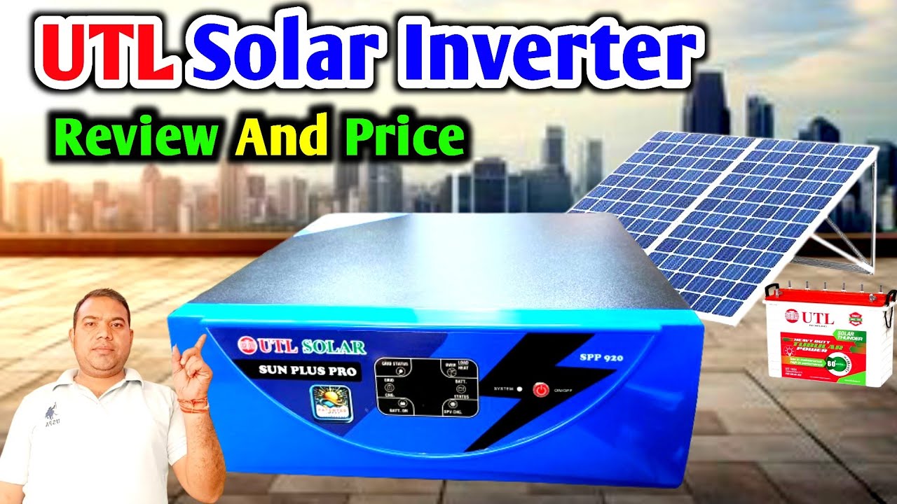 Best UTL Solar Inverter 2025 | Best Solar Inverter | Solar Pcu