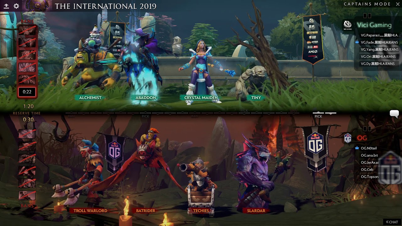 [EN] VG vs OG - The International 2019 Group Stage