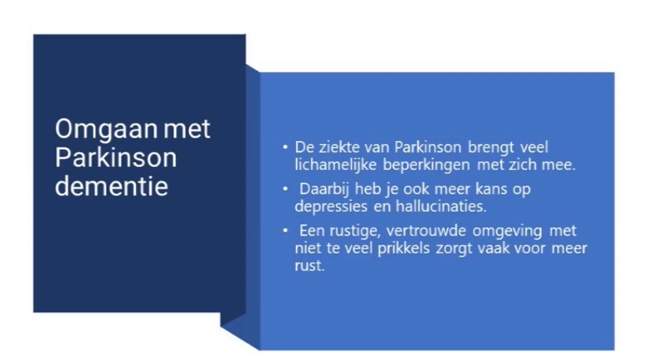 Lewy Body dementie en Parkinson-dementie