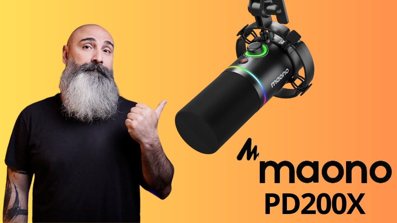 Maono PD200X | Test audio (XLR, USB e software Maono Link)