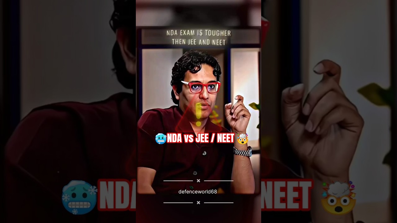 reality of upsc nda exam🥶😱nda vs jee /neet🤯 