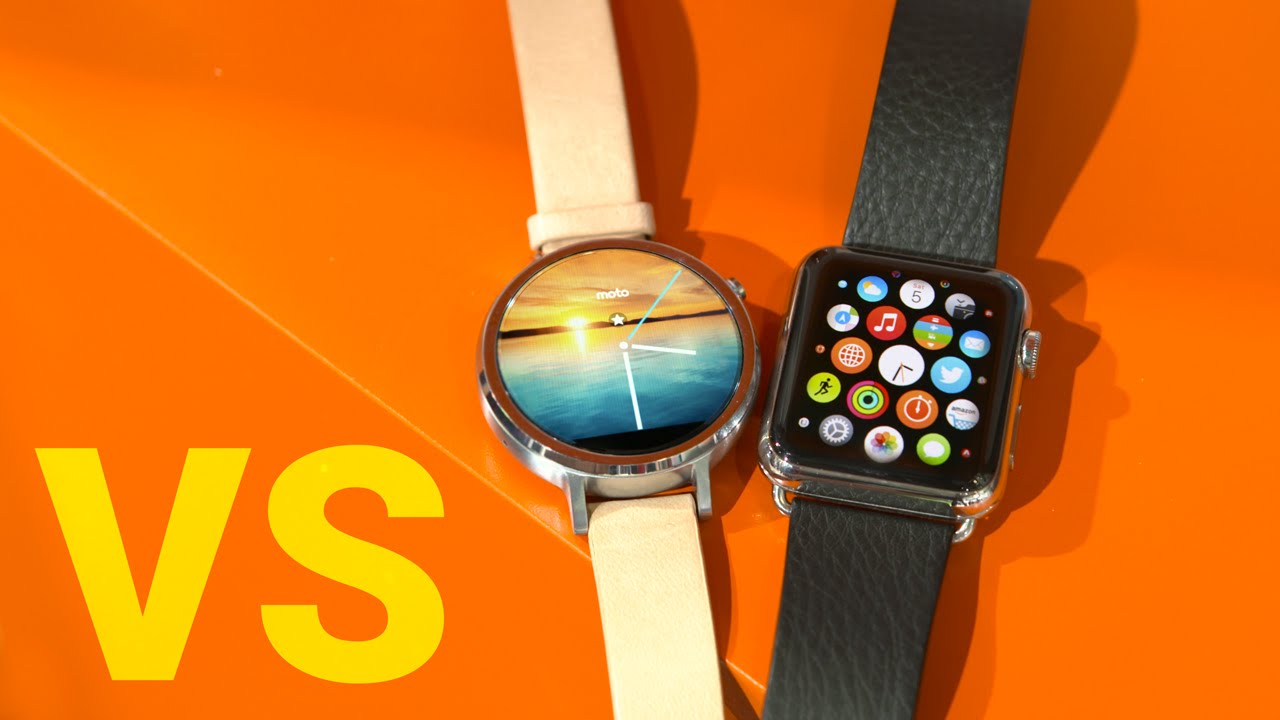 Moto 360 (2015) vs Apple Watch!