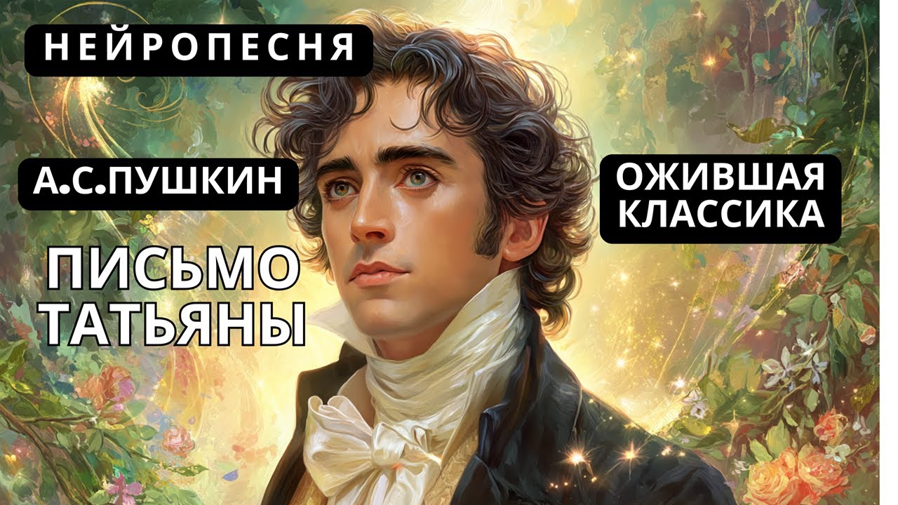 НЕЙРОПЕСНЯ | А.С. Пушкин | Письмо Татьяны | Песня по роману - Евгений Онегин | AI Music Studio