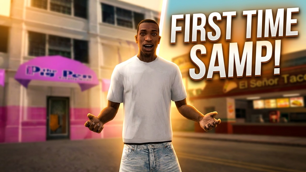 мой первый раз.. в GTA SAMP! (brentwood rp)