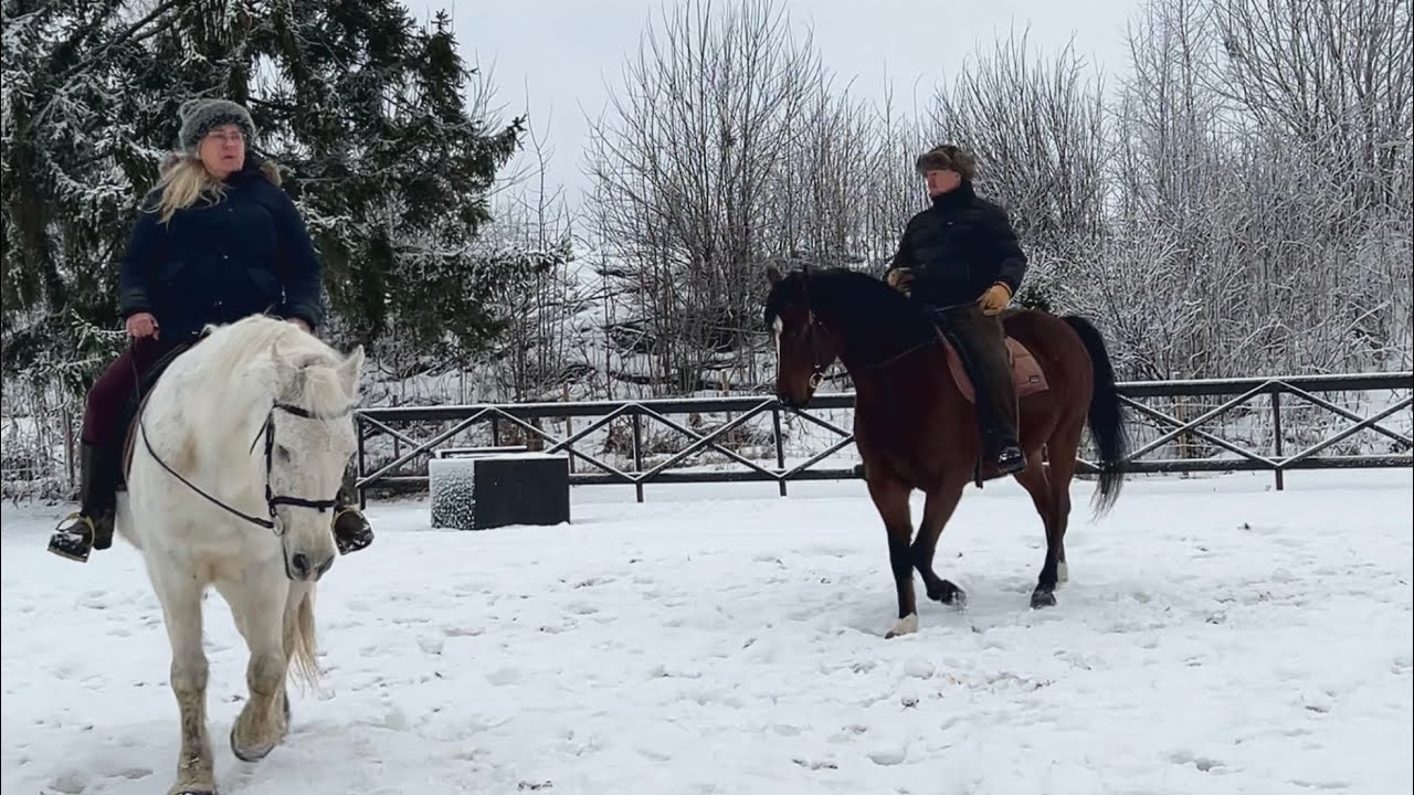 Vi finner balansen i råtten snø.
