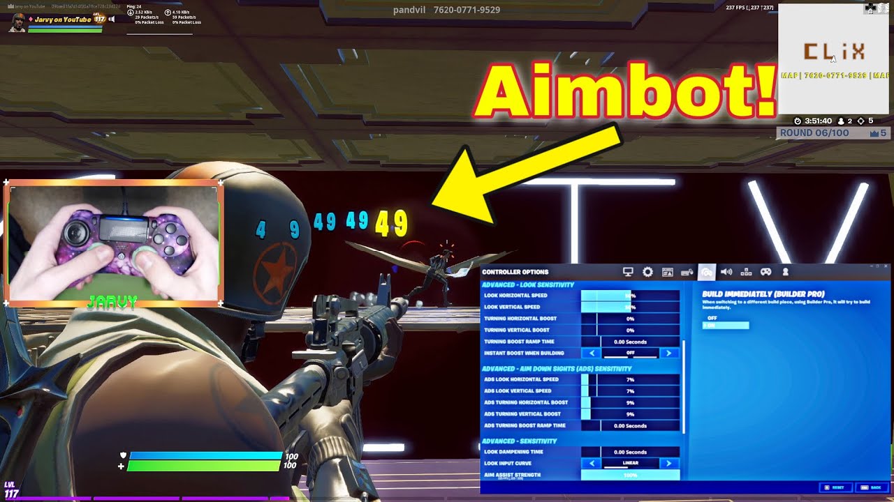 “HIGHEST IN THE ROOM” (But It’s Aimbot on Linear) with Handcam + Best Controller Settings