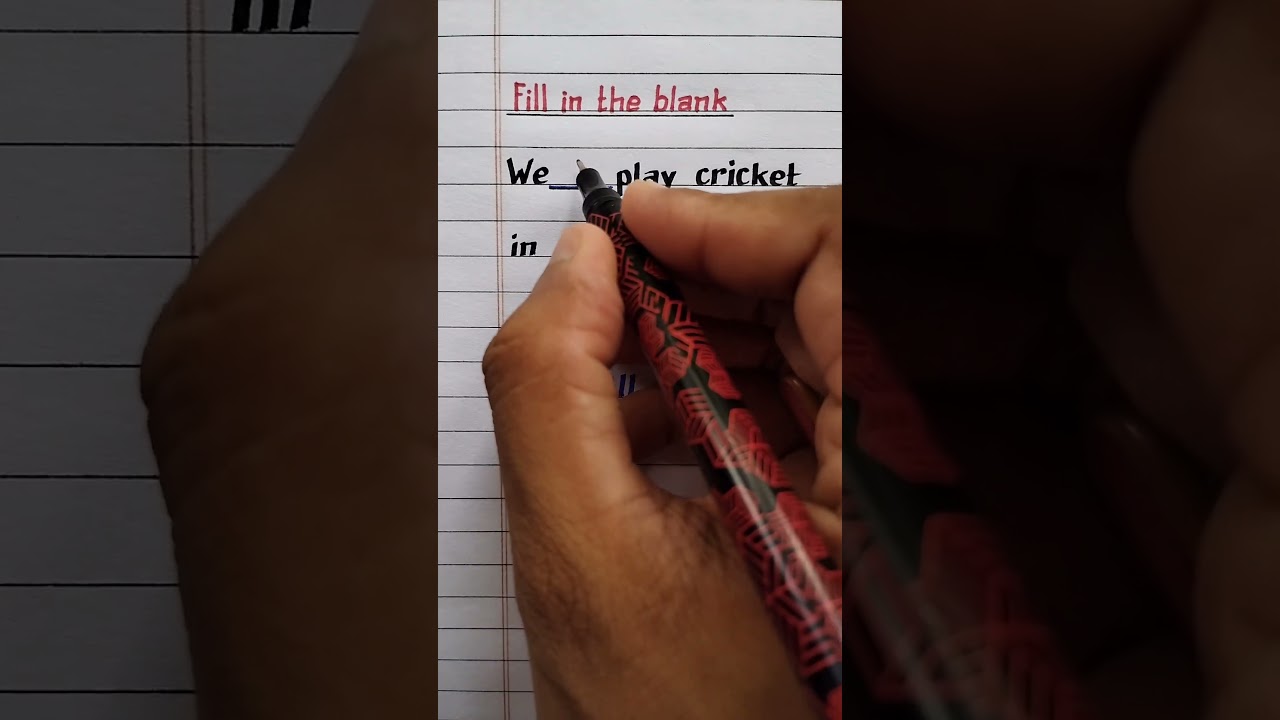 We ____ play cricket in the evening | #grammar