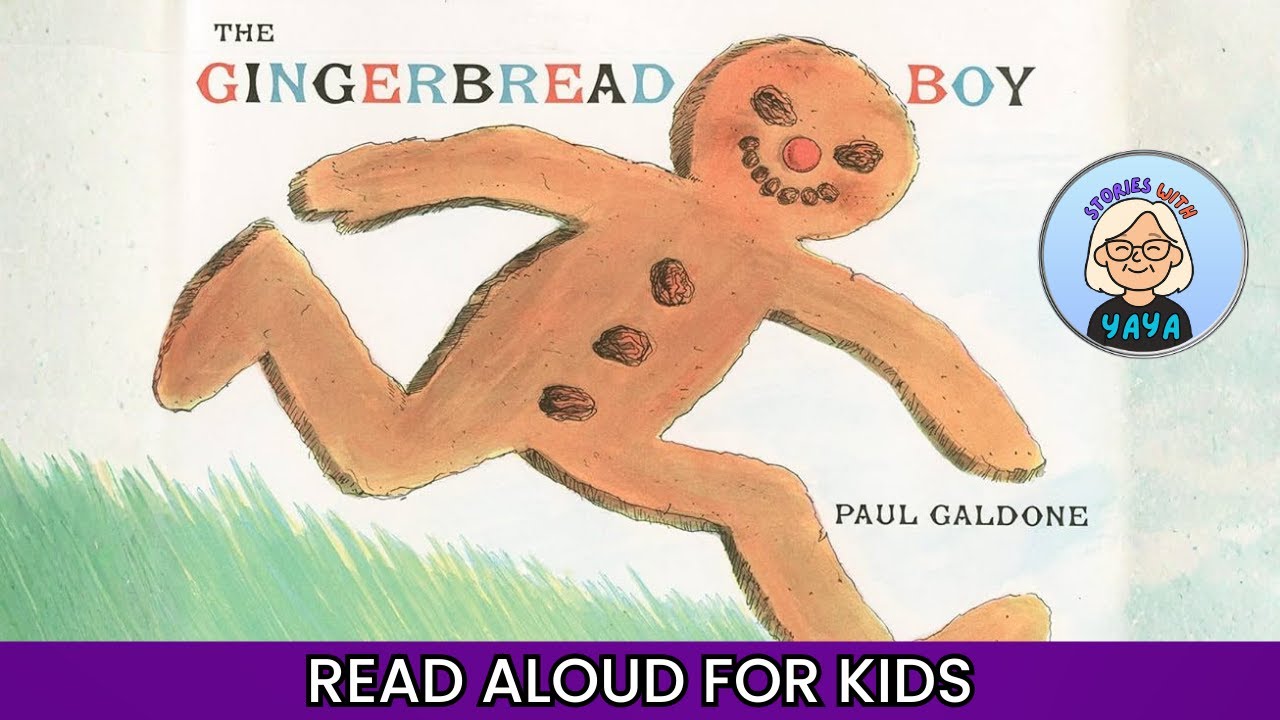 🍪 THE GINGERBREAD BOY 🍪 | Halloween Picture Book Read Aloud for Kids | Stories With Yaya 📚