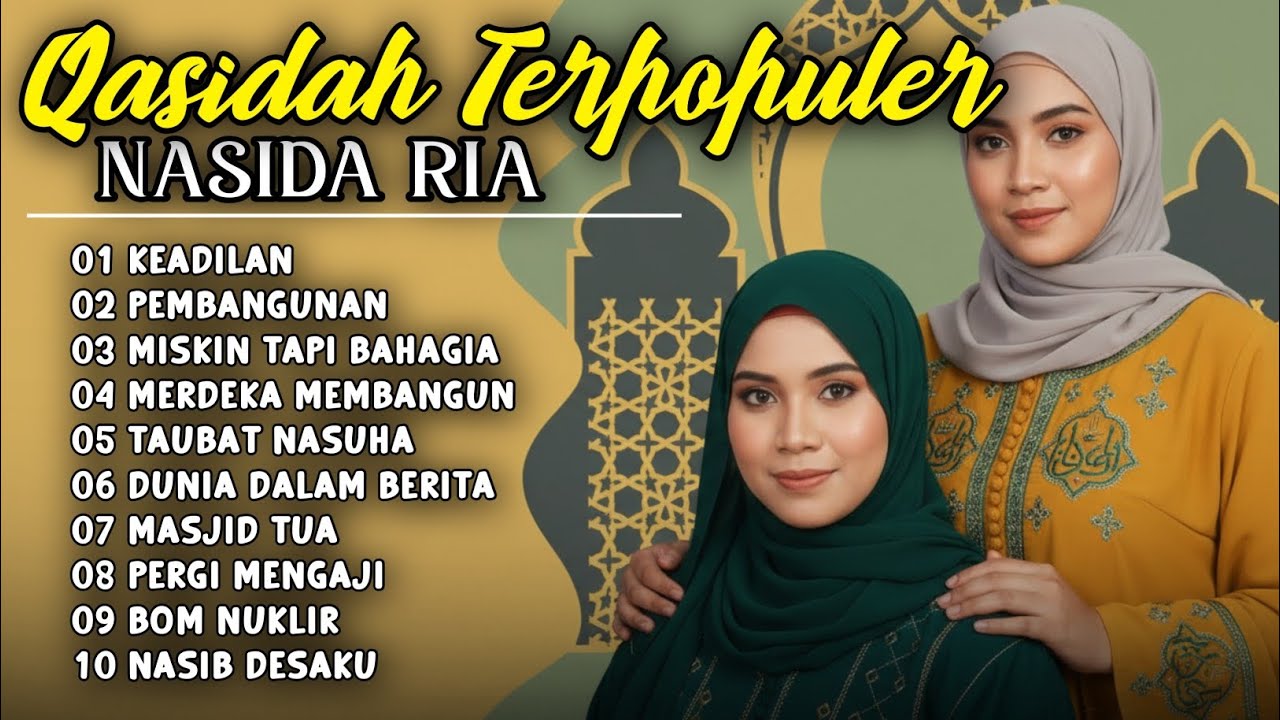 Kumpulan Lagu Qasidah Pilihan & Paling Populer Nasida Ria (Audio Jernih)