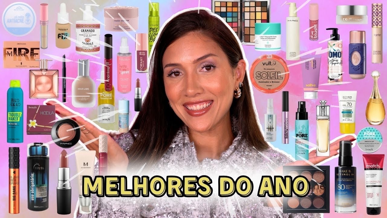 MELHORES de 2023! MAKE, CABELO, PERFUME, SKINCARE e ALEATÓRIOS que VALEM seu DINHEIRO!