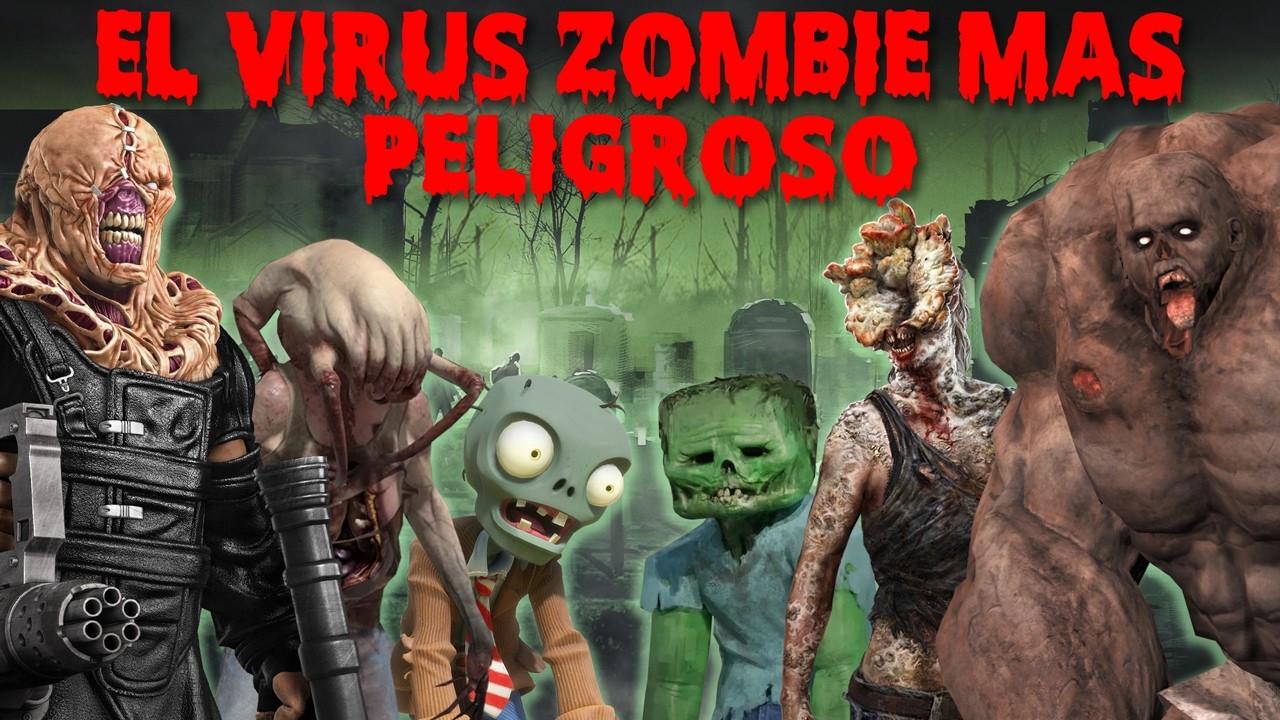 ¿ CUAL ES EL VIRUS ZOMBIE MAS PELIGROSO DE LOS VIDEOJUEGOS ?
