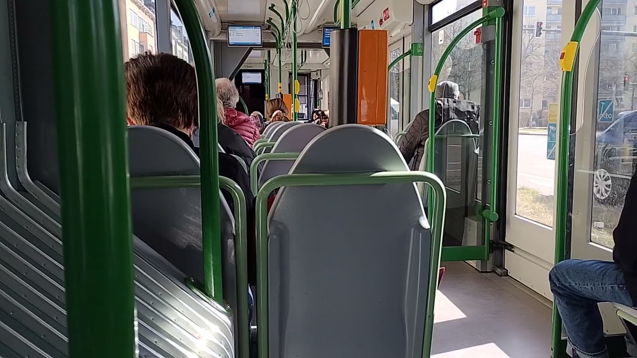 Mitfahrt Tram Siemens Combino 826 Linie 6 vom Königsplatz bis Rotes Tor |6.03.26