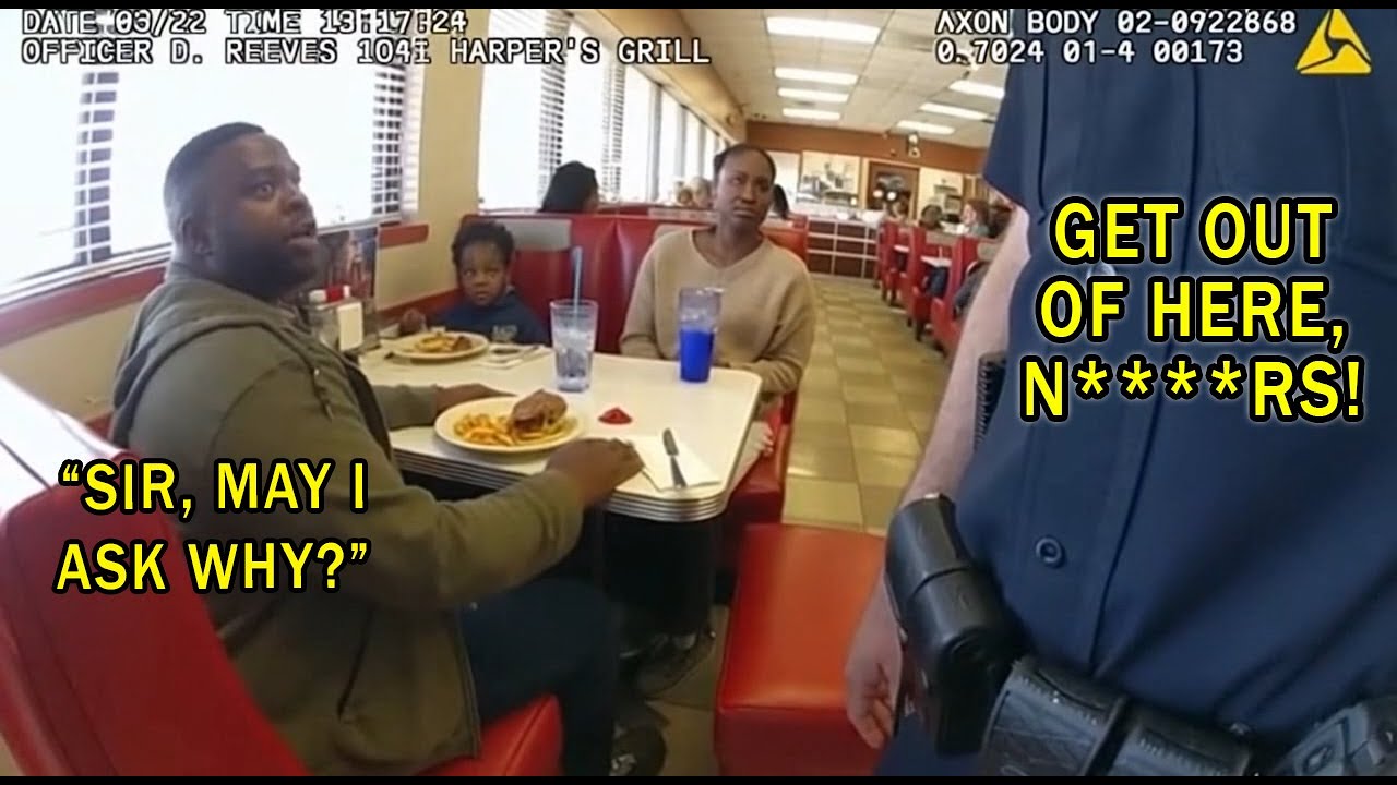 Racist Cop Targets the Only Black Family in the Diner — Owner Calls Him Out, $2.05M Check