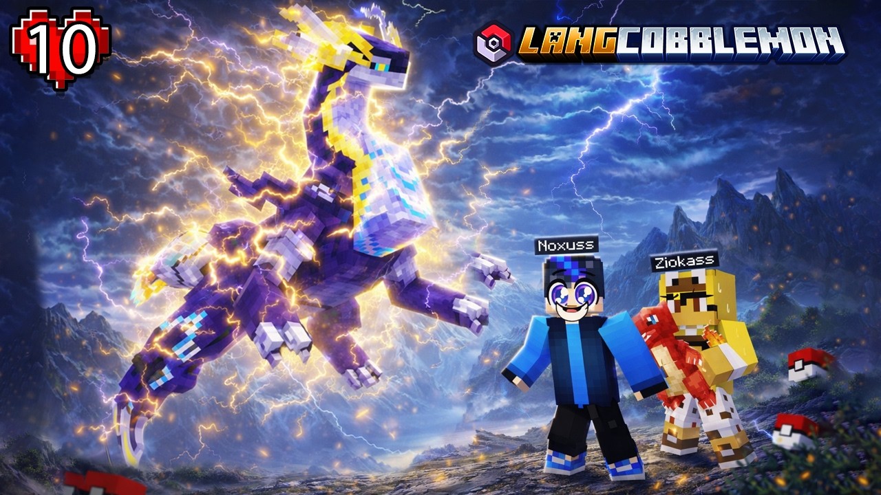 Minecraft Làng Cobblemon Tập 10: Noxuss Thu Phục Huyền Thoại MIRAIDON SIÊU NGẦU Và Đội Hình Mới