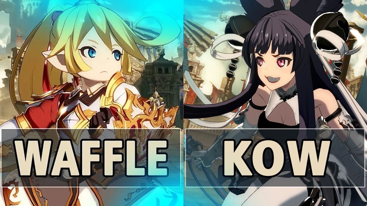 GBVSR:🔥Waffle (Charlotta Diamond Heart) Vs kow (Yuel)🔥| High Level Gameplay.