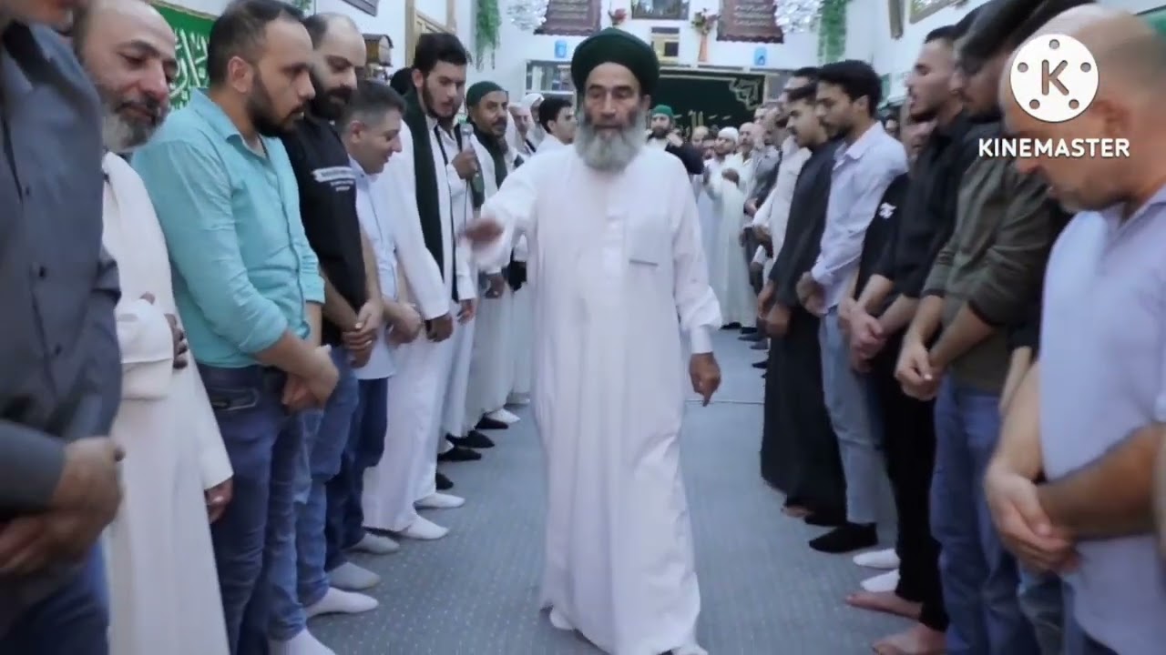 شيخ الطريقةالقادرية الشيخ عبيد الله القادري الحسيني رحمه الله وزيارته الاخيرة للزاوية القادرية بدمشق