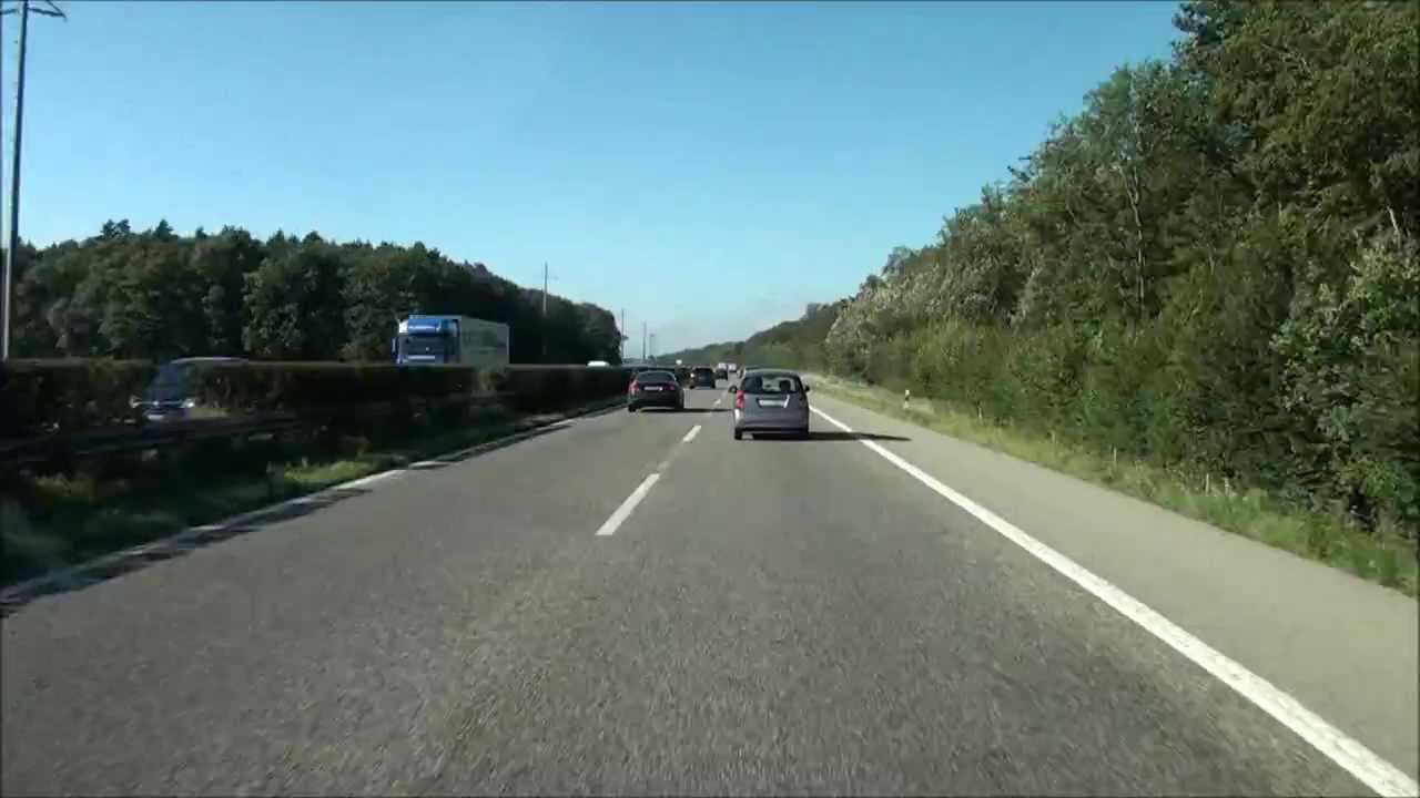 From Lausanne to Geneva / Autobahn A1 / Switzerland/ 09.2010 / 1080p HD
