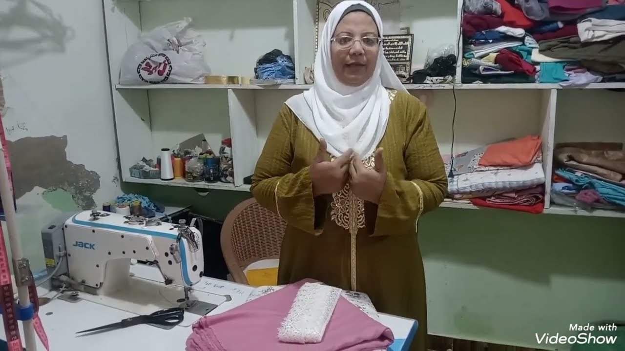 طريقة   قص مفرش  سرير. يقماش  قطن عامريه مفيش احسن من كده