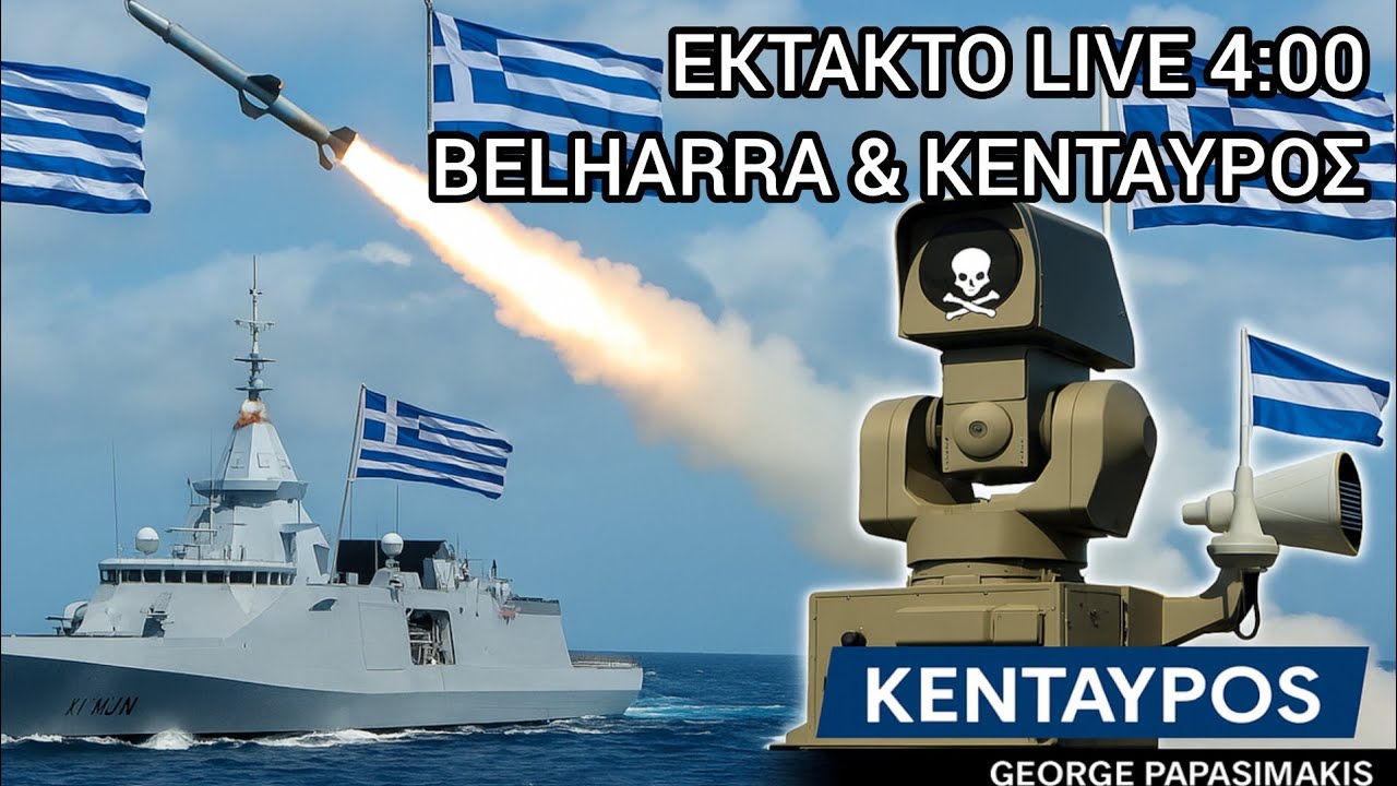 ΕΚΤΑΚΤΟ LIVE – BELHARRA «ΘΕΜΙΣΤΟΚΛΗΣ» & ΑΝΤΙ-DRONE ΚΕΝΤΑΥΡΟΣ