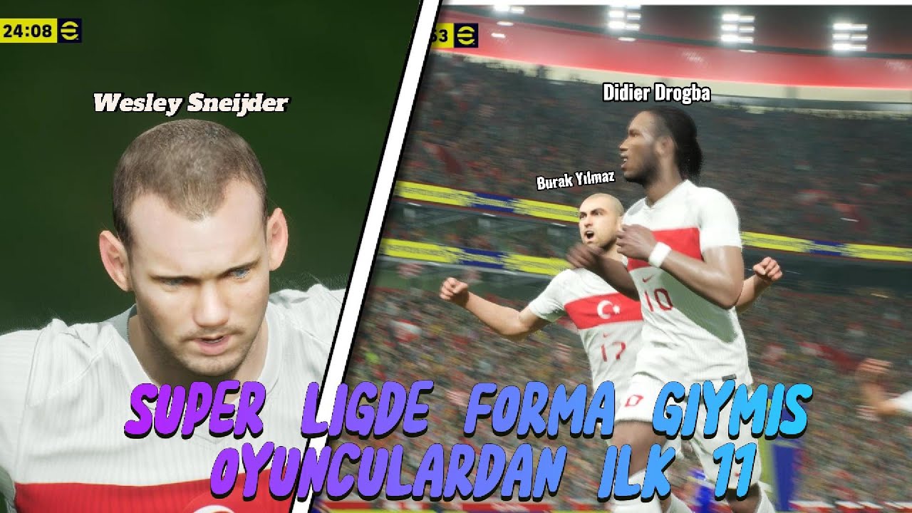 SÜPER LİGDE OYNAMIŞ EFSANELERDEN İLK 11 KURDUM 👑 eFootball 2026