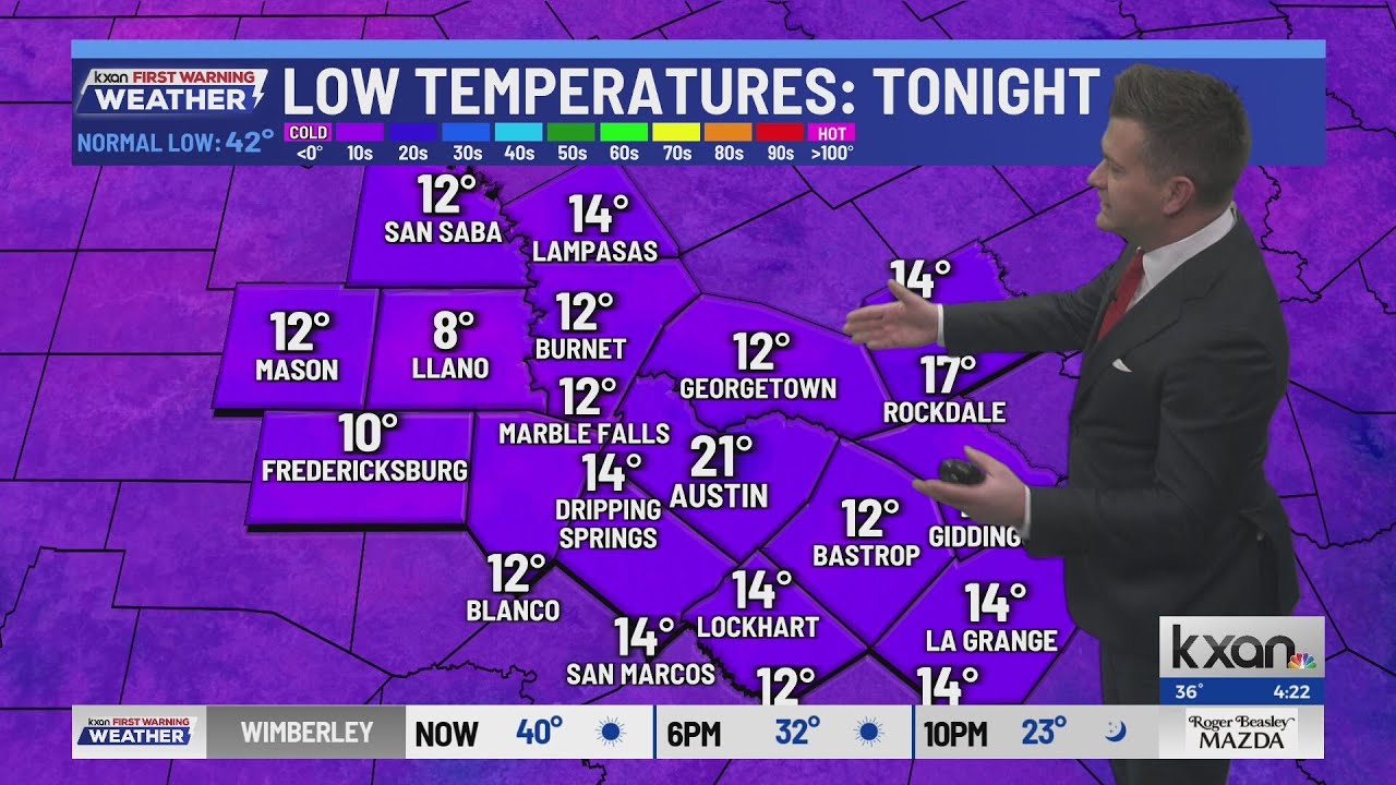 Dangerously cold tonight, but the melting finishes on Tuesday | KXAN Forecast (Jan. 26)