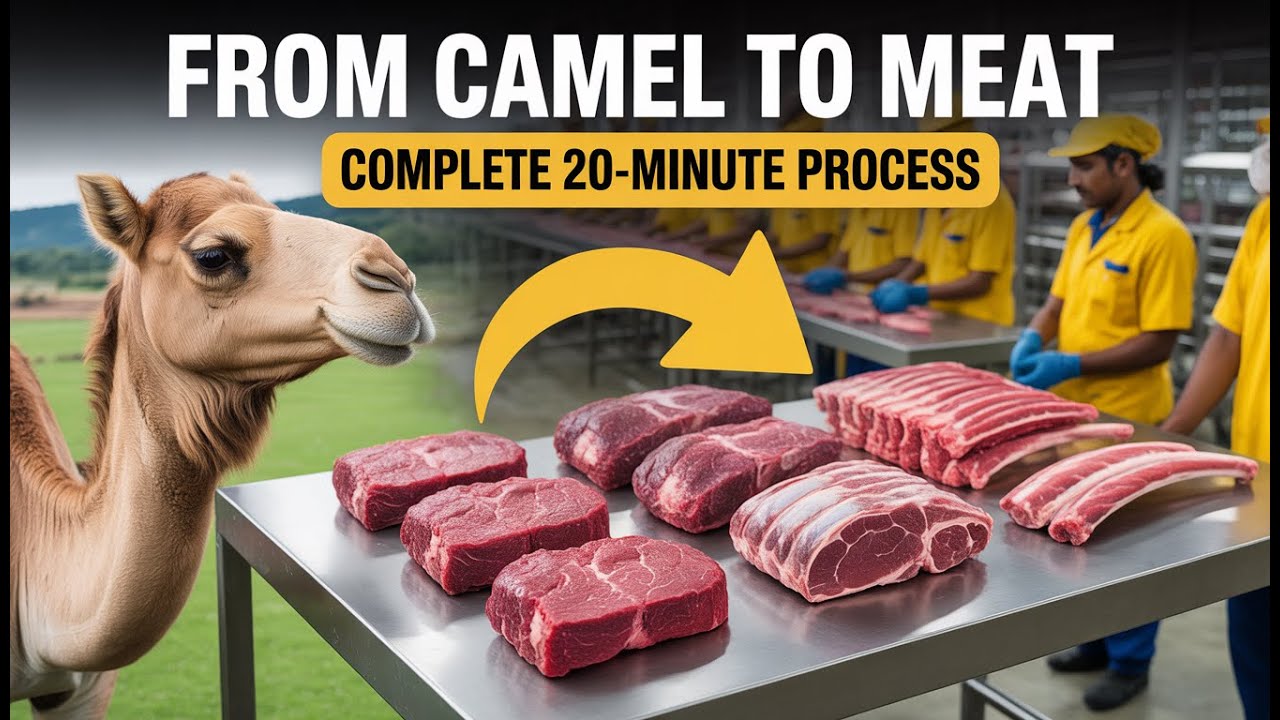 Behind the Scenes: How Camel Become Food Modern Meat Production