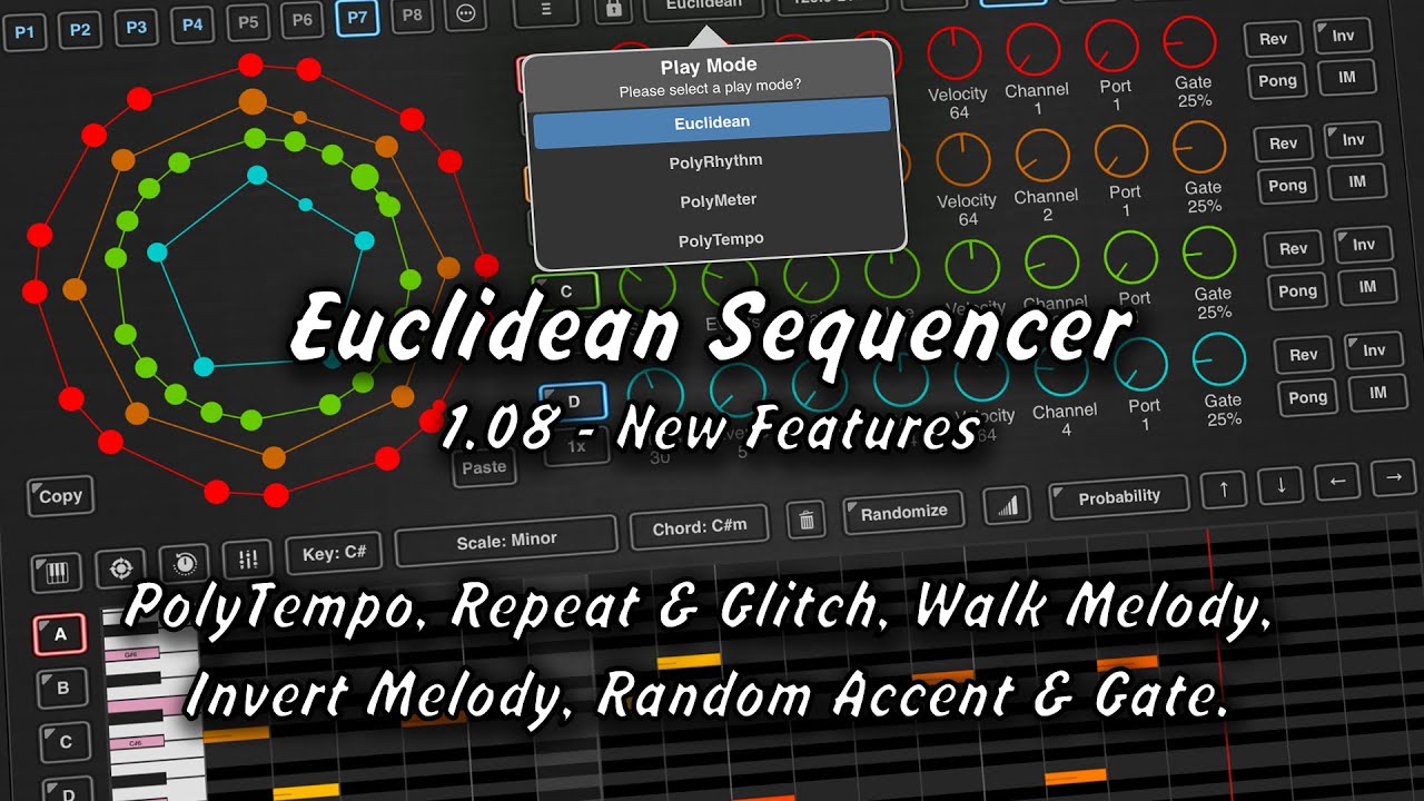 Euclidean Sequencer  - 1 08 (Massive Update)