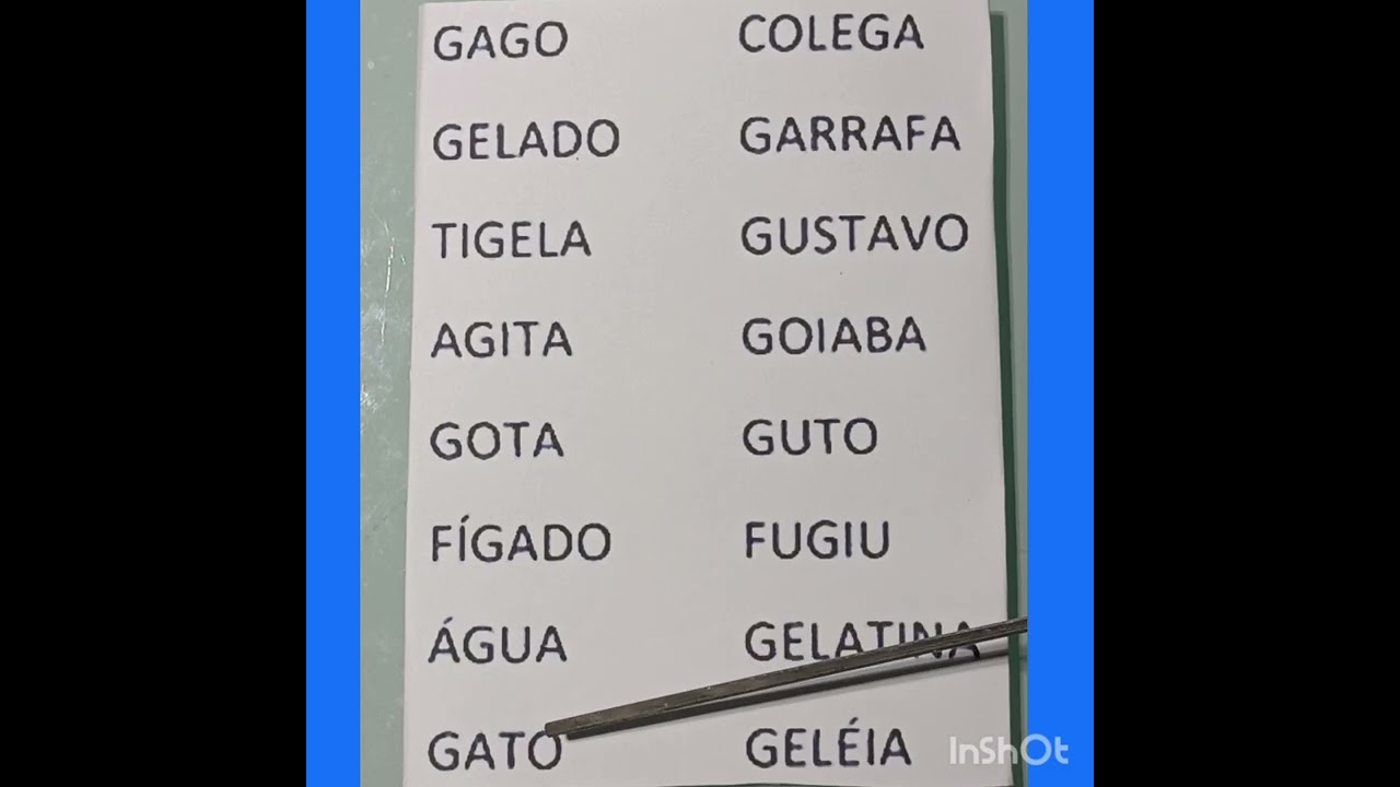ESTUDANDO NOVAS PALAVRINHAS!
