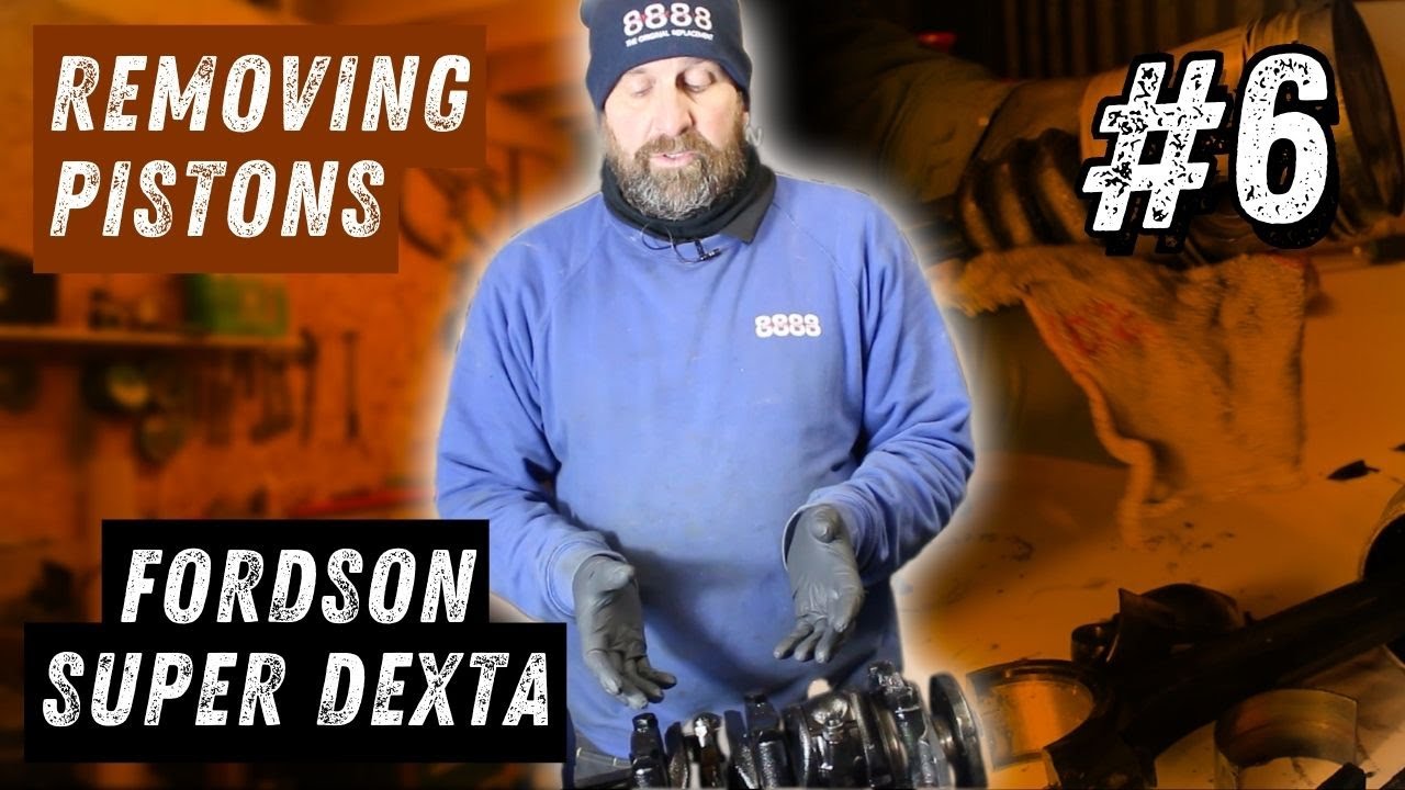 Removing The Pistons on a Fordson Super Dexta Engine | PART 6