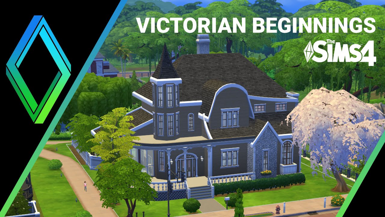 Строительство домов в The Sims 4 — Викторианское начало