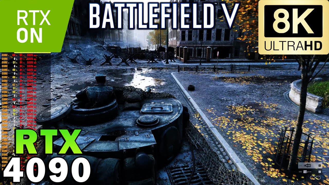 ►Battlefield 5 in 8K Ray Tracing | RTX 4090 | Ryzen 9 7950X | Ultra Realistic Graphics