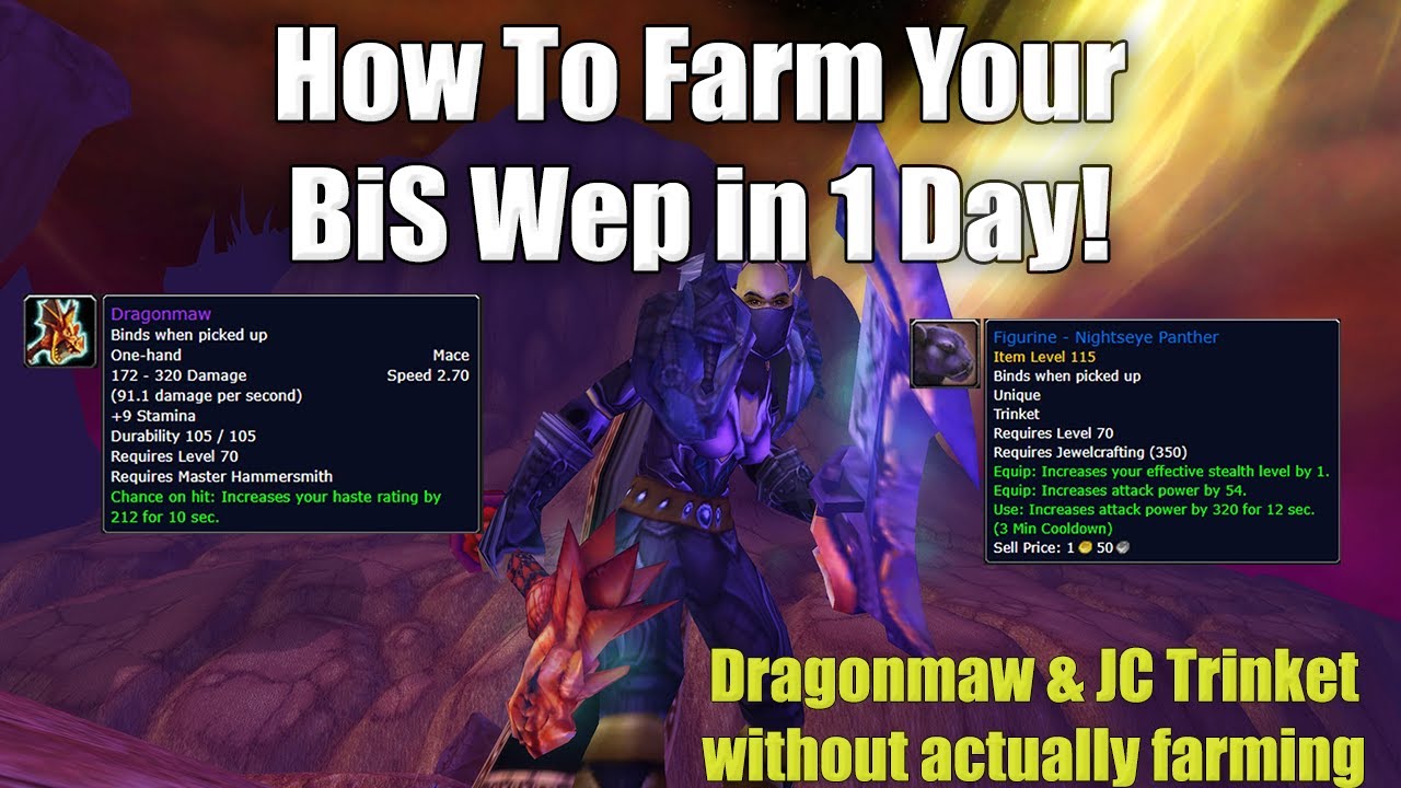 How to Farm Drakefist Hammer in One Day (& Nightseye Panther Trinket)