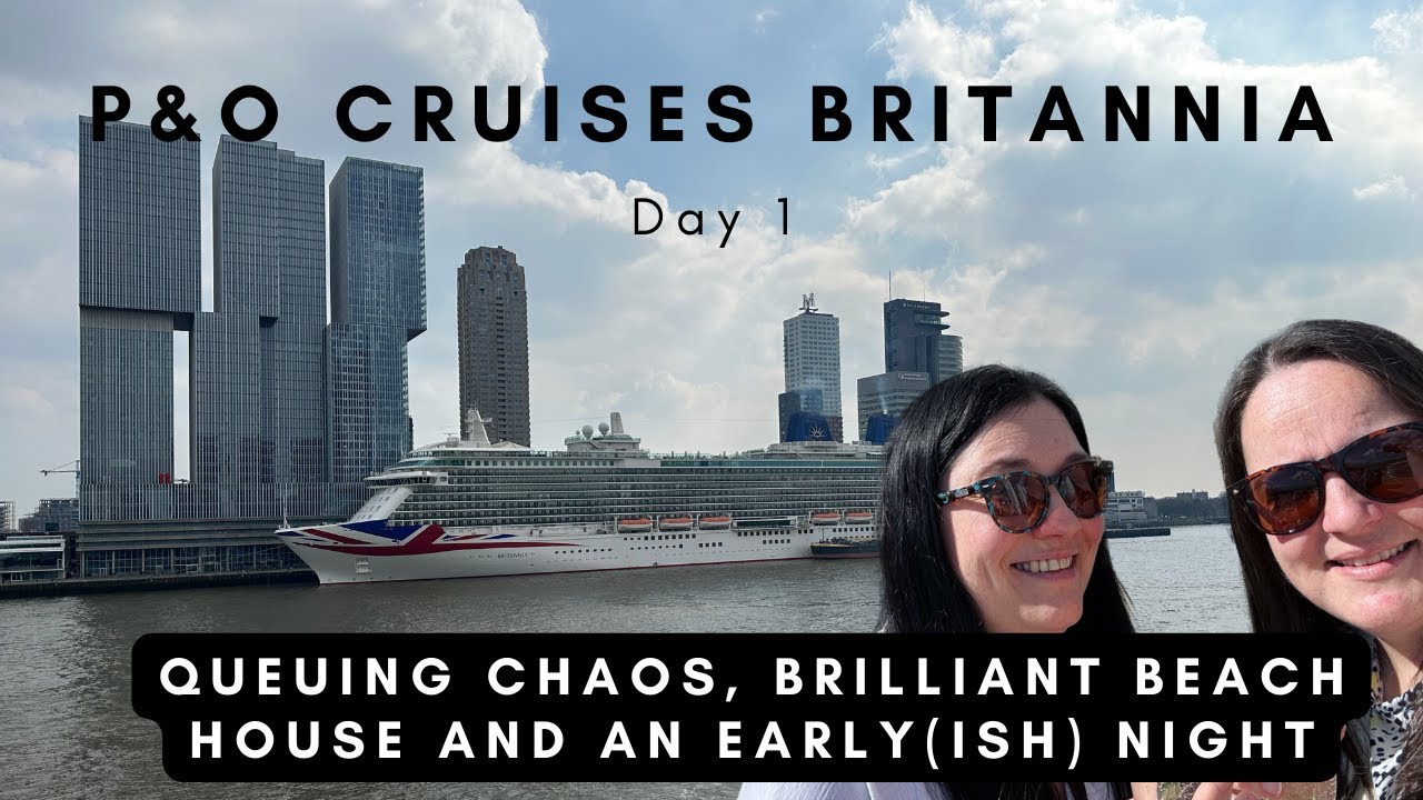 Круиз P&O на лайнере Britannia - День 1 - День посадки на борт, ужин в ресторане The Beach House ...