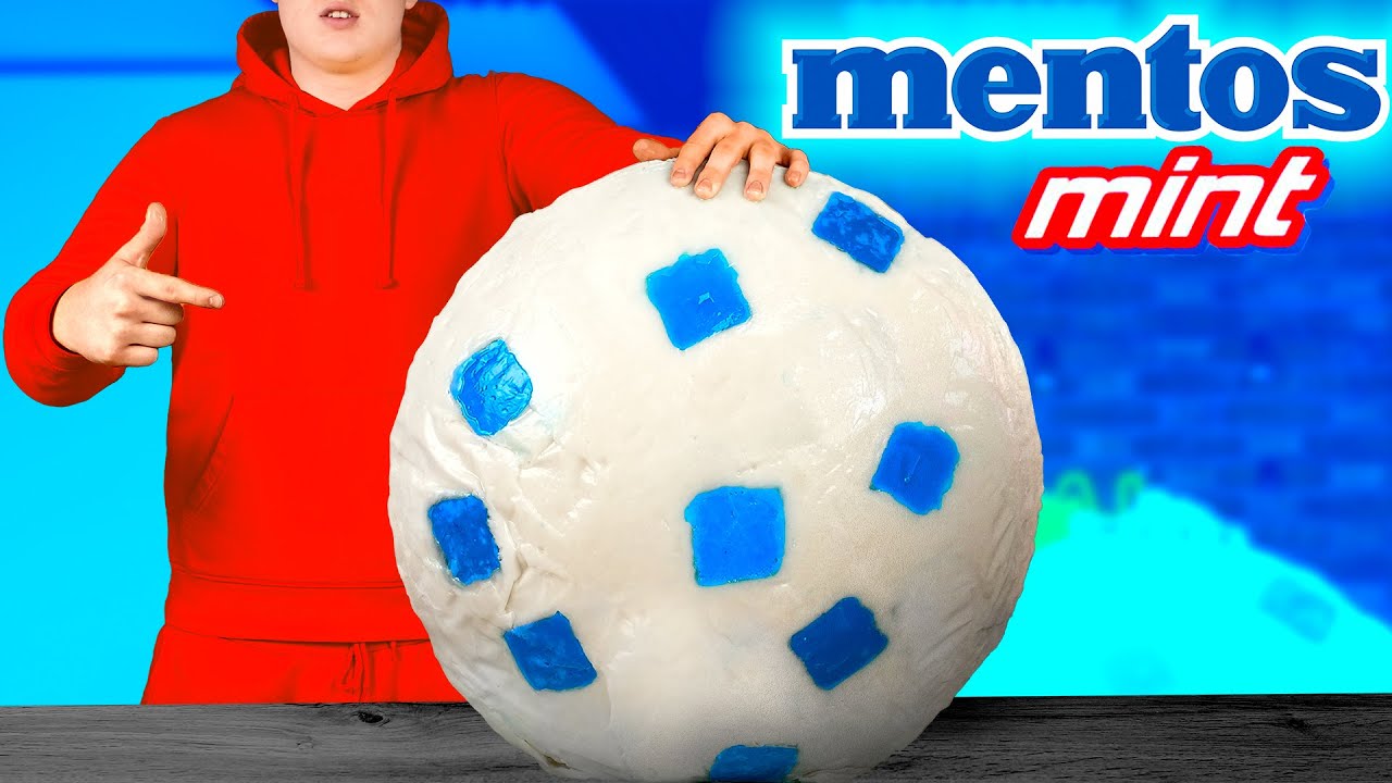 Mentos Gigante | Cómo hacer el Mentos de bricolaje más grande del mundo por VANZAI