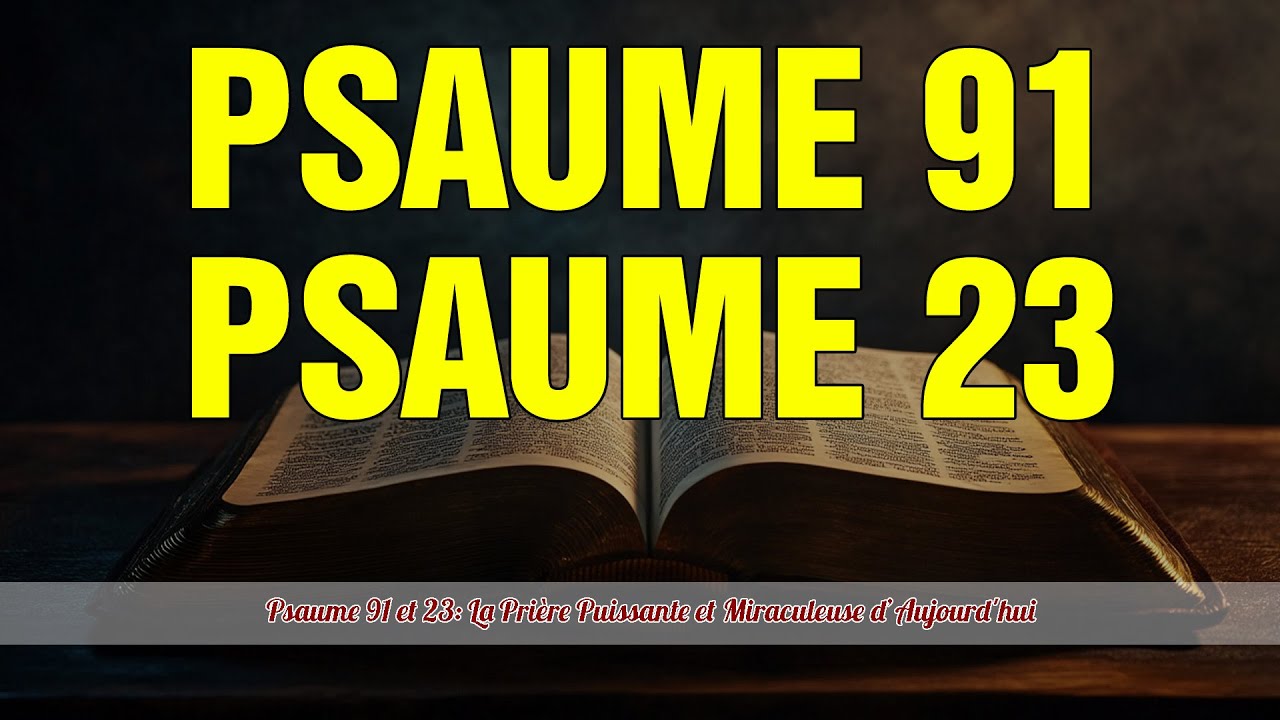 Psaume 91 et 23: La Prière Puissante et Miraculeuse d’Aujourd'hui
