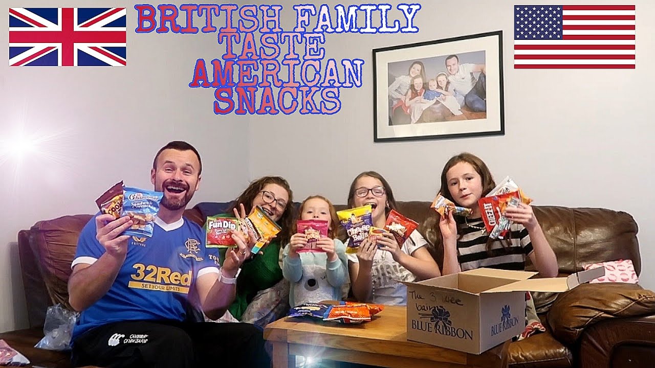 British Family Taste American Snacks For The First Time!
