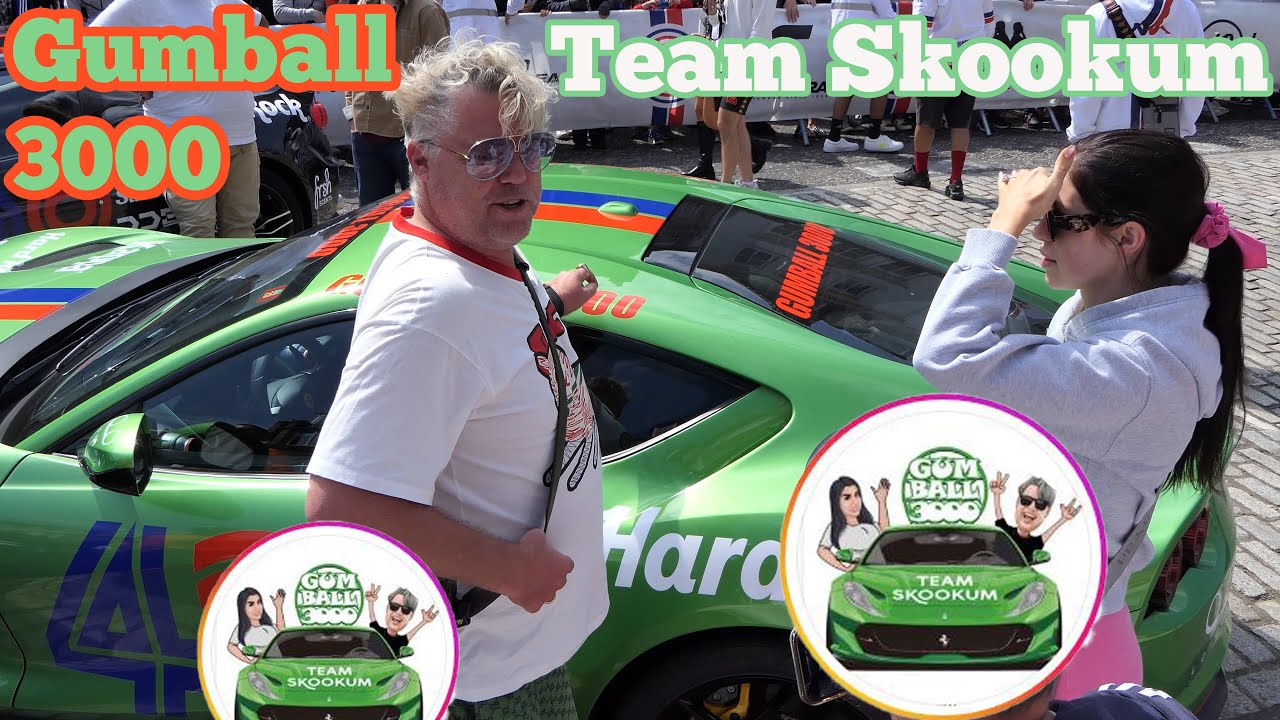 Gumball 3000 Edinburgh Arrivals - Team Skookum