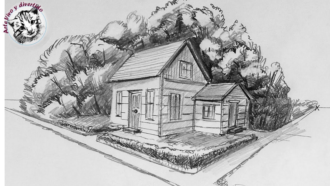 Como Dibujar en Perspectiva de 2 Puntos | Curso de Dibujo en Perspectiva para Principiantes 3 parte