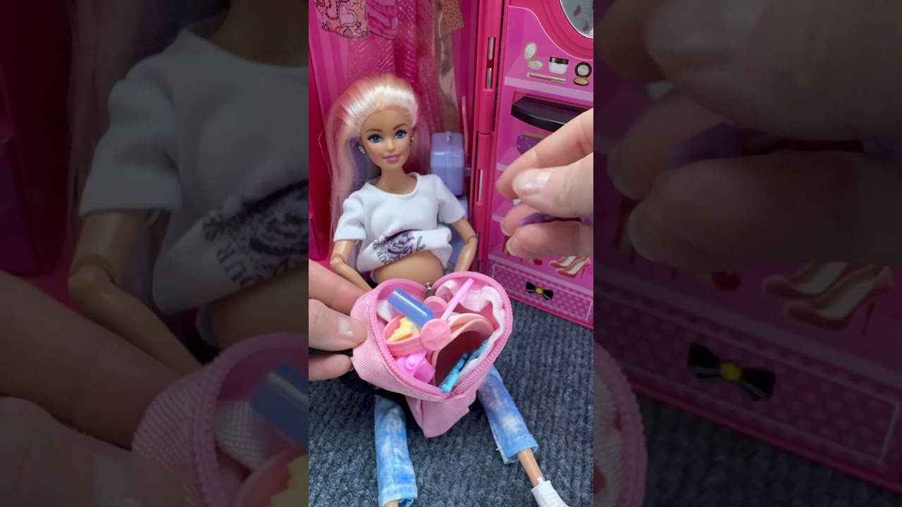 Satisfying With Unboxing Barbie Doctor Set ToysPreparing a bag for the maternity hospital ASMR Video