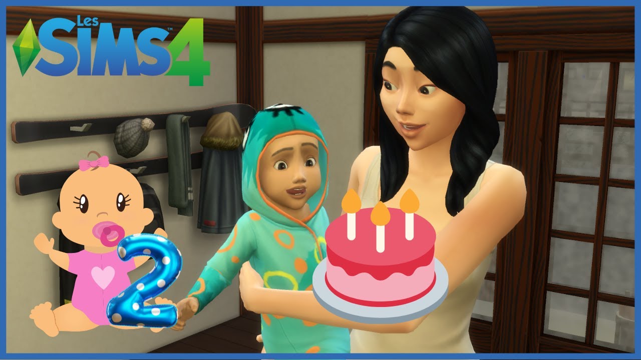 Mei grandit et ... a une petite soeur surprise - Sims 4