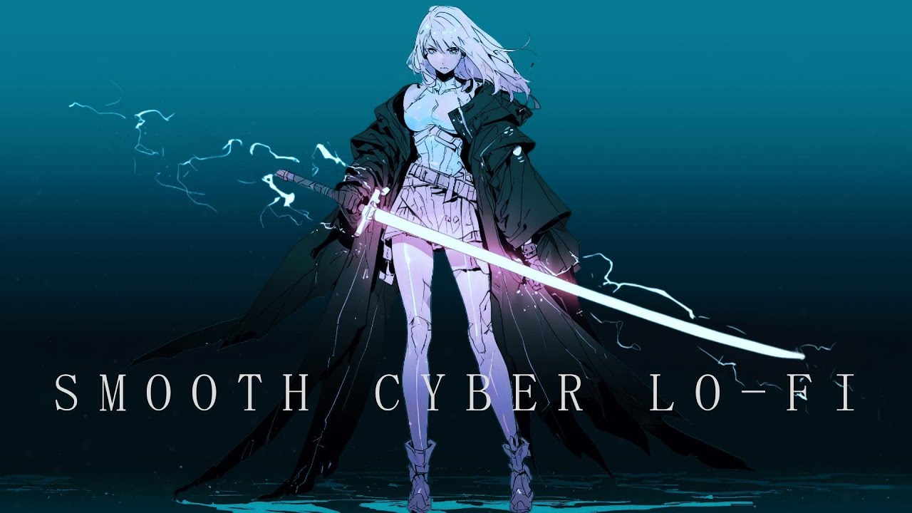 【作業用】𝐂𝐚𝐥𝐦 𝐅𝐥𝐨𝐰 ⚔️ | Smooth Cyber Lofi for Deep Focus & Gentle Nights 🌙[Relax/Study/Work]