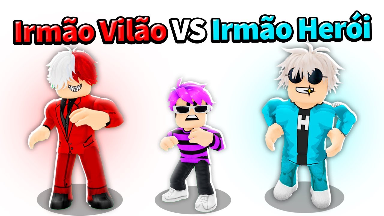 IRMÃO VILÃO Vs IRMÃO HERÓI NO BROOKHAVEN!