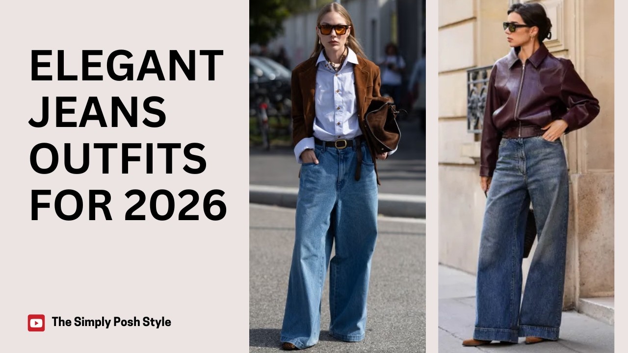 Elegant Jeans Outfits for 2026 – How to Wear Jeans and Still Look Classy!