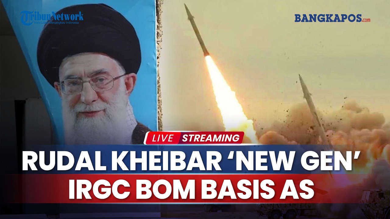 Iran Luncurkan Gelombang ke-28 Operasi True Promise 4, Rudal Kheibar Sasar Tel Aviv dan Basis AS