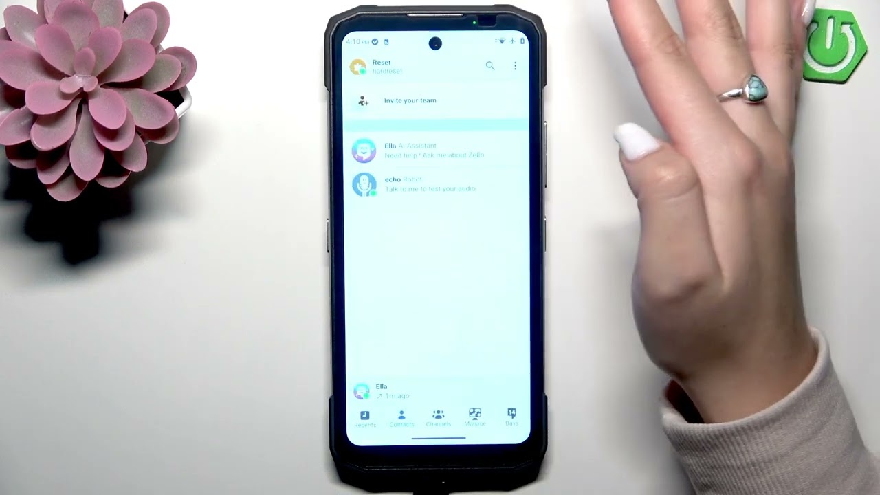 Как настроить режим рации &laquo;Zello&raquo; на смартфоне Doogee